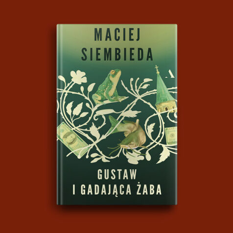 Okładka książki "Gustaw i gadająca żaba" Macieja Siembiedy