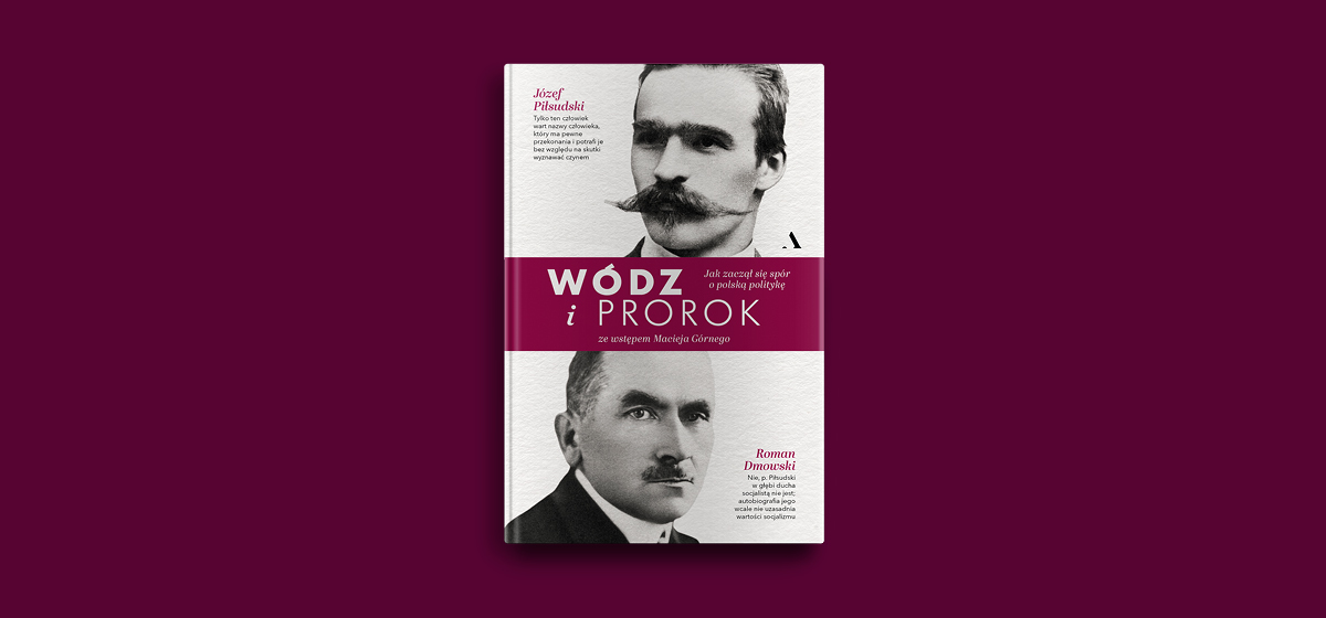 Grafika z okładką książki "Wódz i prorok"
